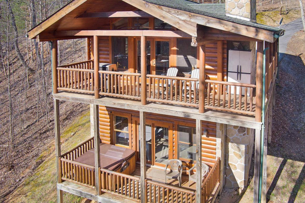Private Smoky Mtn Log Home With 2 Decks And Hot Tub! Пиджен-Фордж Экстерьер фото