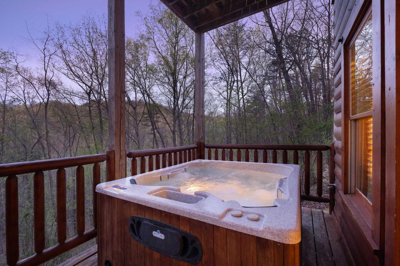 Private Smoky Mtn Log Home With 2 Decks And Hot Tub! Пиджен-Фордж Экстерьер фото