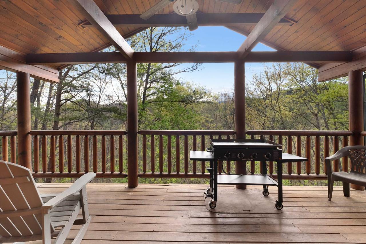 Private Smoky Mtn Log Home With 2 Decks And Hot Tub! Пиджен-Фордж Экстерьер фото
